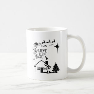 Taza De Café Creer En La Mug De Los Navidades Mágicos