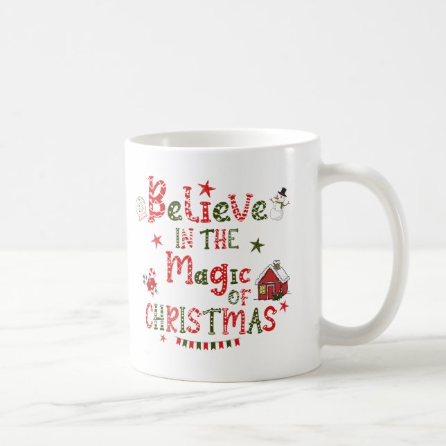 Taza De Café Creer en los Navidades (Derecha)