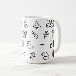 Taza De Café Creer en Navidades, café Mug