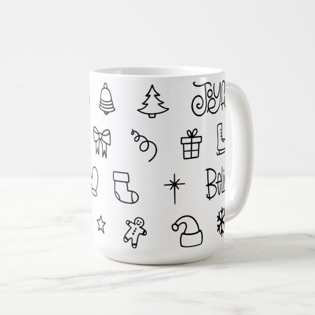 Taza De Café Creer en Navidades, café Mug (Anverso derecho)