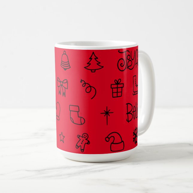 Taza De Café Creer en Navidades, café Mug (Anverso derecho)