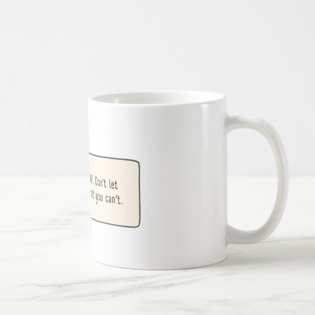 Taza De Café Creer en ti mismo (Derecha)