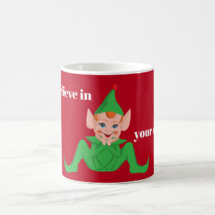 Taza De Café Creer en tu festividad mayor Hot Cocoa Mug
