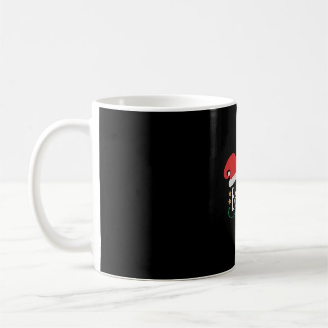 Taza De Café Creer - Los Navidades creen, Santa Hat, Santa (Izquierda)