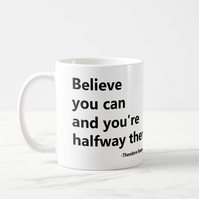 Taza De Café Creer que puedes (Izquierda)