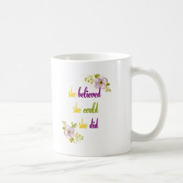 Taza De Café Creía que podía, así que citó