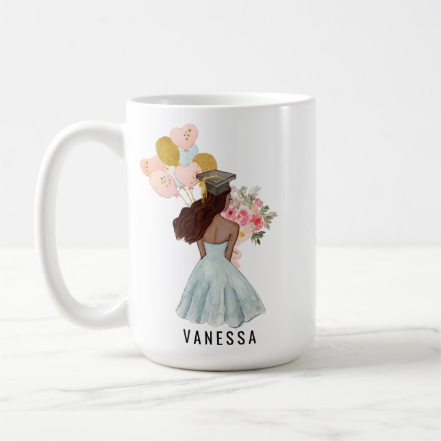 Taza De Café Creía que podía graduarse como Chica de piel oscur (Izquierda)