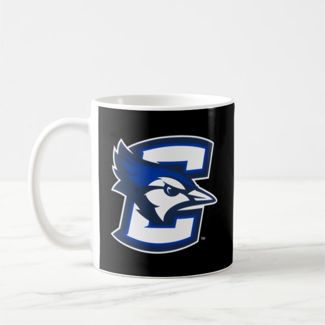 Taza De Café Creighton Bluejays Icono del pecho izquierdo (Izquierda)