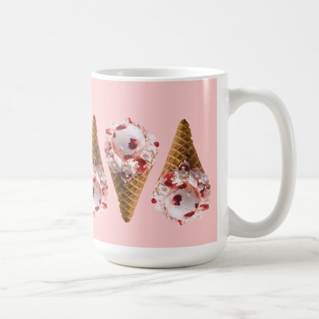 Taza De Café Crema de Vanilla Ice de la cereza (Derecha)