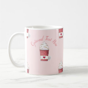 Taza De Café Crema Latte & Whipped (Rosa)
