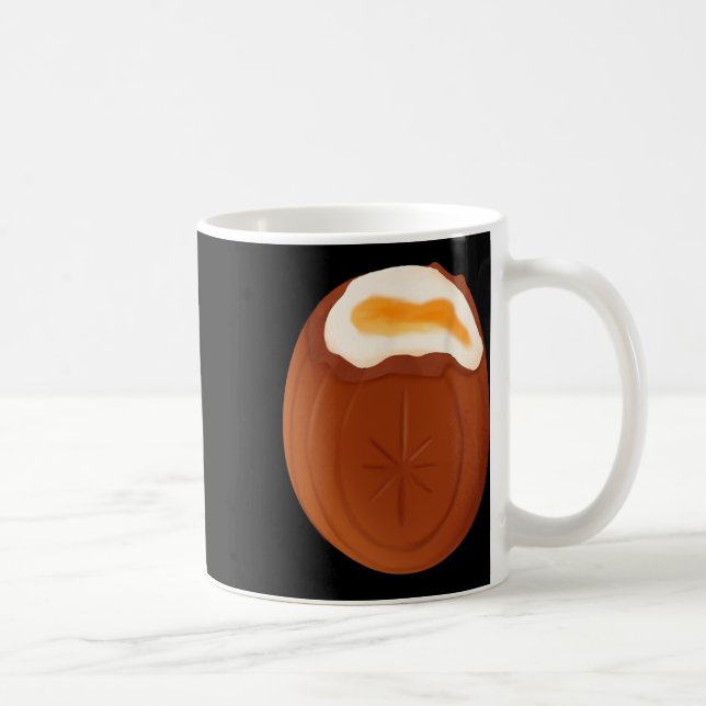 Taza De Café Creme Egy Chocolate Easter Quirky Weird Funny (Derecha)