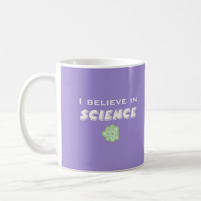 Taza De Café Creo En La Ciencia (Izquierda)