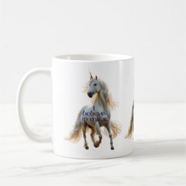 Taza De Café "Creo en la magia" unicornio