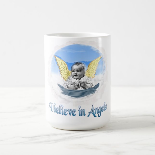 Taza De Café Creo en los ángeles (Centro)
