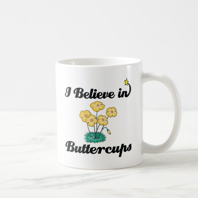 Taza De Café creo en los ranúnculos (Derecha)