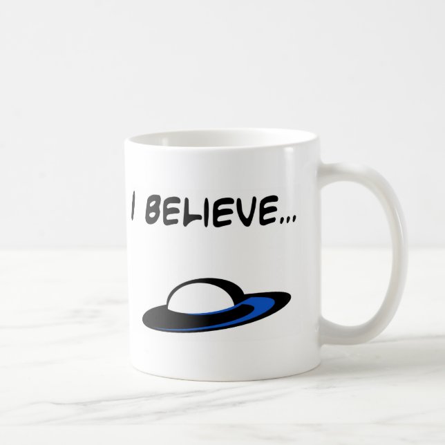 Taza De Café Creo en los UFO (Derecha)