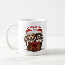 Taza De Café Creo en Santa Paws