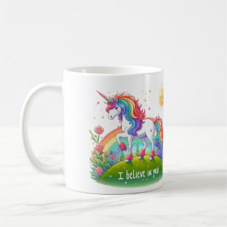Taza De Café Creo en ti unicorn