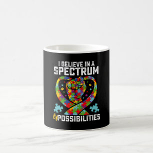 Taza De Café Creo En Un Espectro De Posibilidades De Autismo