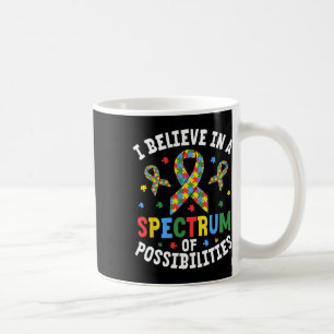 Taza De Café Creo En Un Espectro De Posibilidades De Autismo Aw