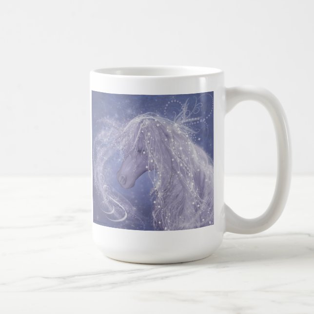 Taza De Café Creo en unicornios por MSHines v1 (Derecha)