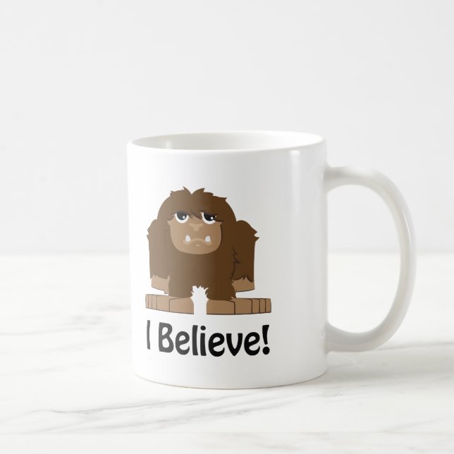 Taza De Café ¡Creo! Pie grande (Derecha)