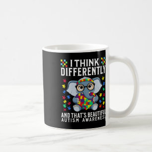Taza De Café Creo Que El Autismo Diferente Concientiza A Los Ni