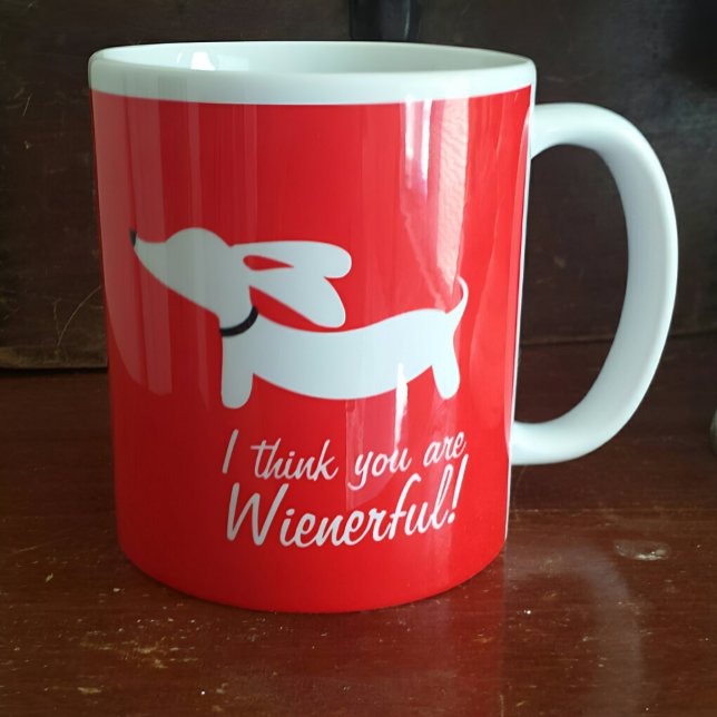 Taza De Café Creo que eres un venerable café de Dachshund Mug (Subido por el creador)