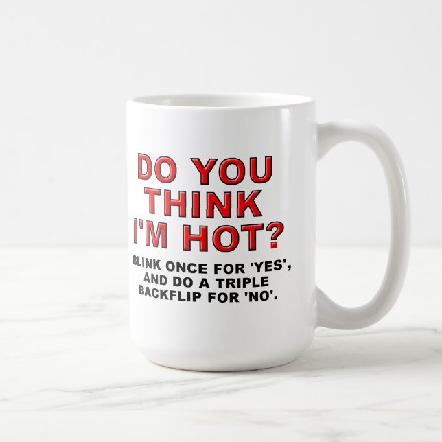 Taza De Café Creo que soy Hot Mug (Derecha)