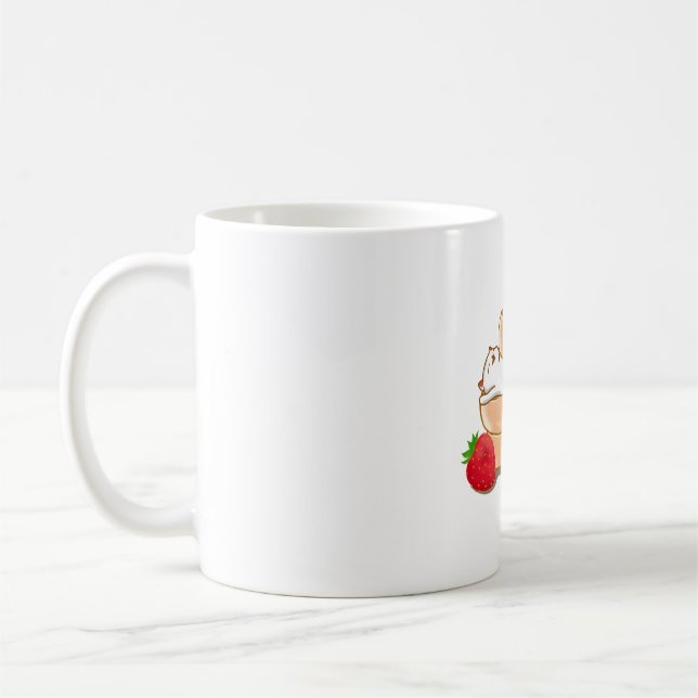 Taza De Café Crepes y gato (Izquierda)