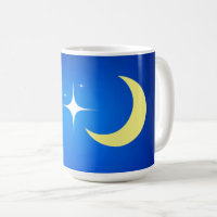 Crescent Moon With Stars Symbol