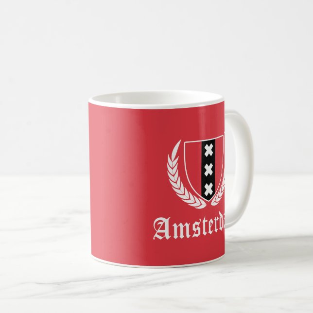 Taza De Café Crest de Ámsterdam (Anverso derecho)