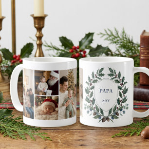 Taza De Café Crest de Holly Grandmillennial con varias fotos