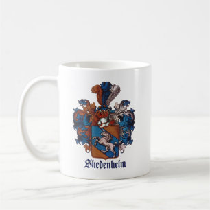 Taza De Café Crest familiar ancestral para Shedenhelm