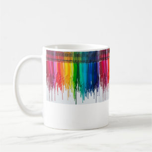 Taza De Café creyón derretido MU