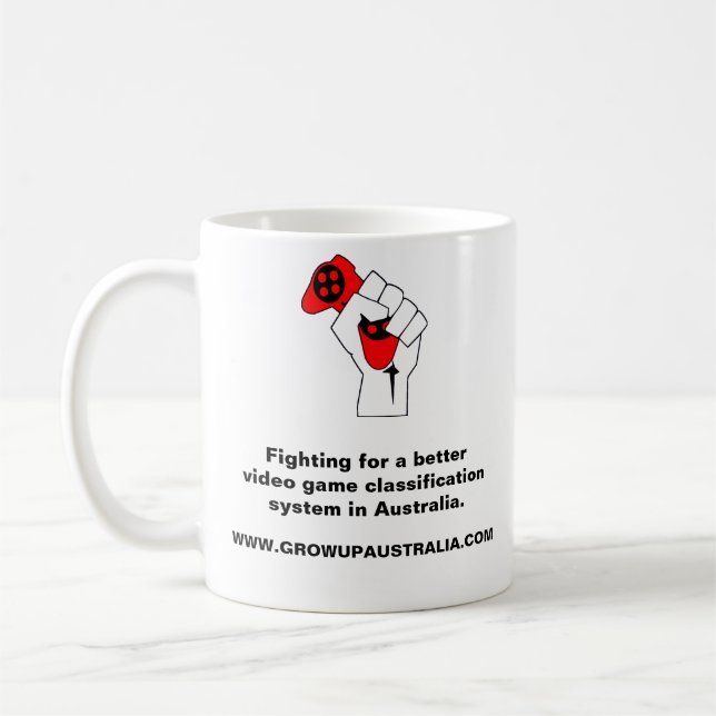 Taza De Café Crezca el iMug 2,0 de Australia (Izquierda)