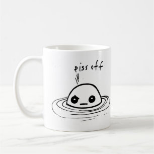 Taza De Café cría de foca enfadada