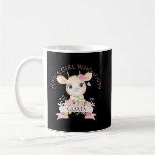 Taza De Café Cría divertida Sólo un chica que ama a las cabras 