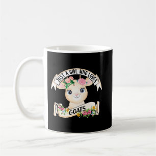 Taza De Café Cría divertida Sólo un Chica que ama a las cabras
