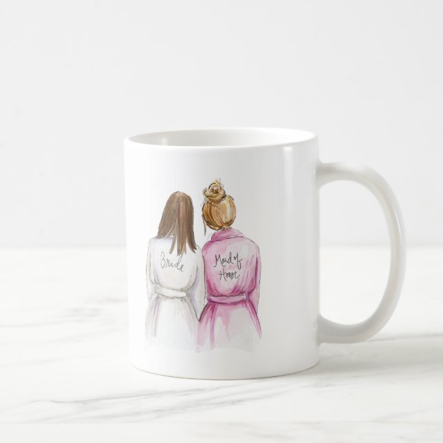 Taza De Café ¿Criada del honor? Criada larga de DK Bl de la (Derecha)
