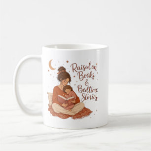 Taza De Café Criado con libros y cuentos para dormir