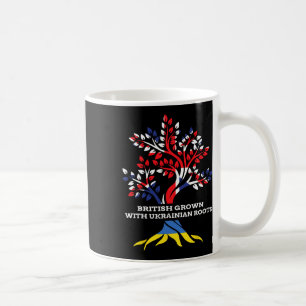 Taza De Café Criado en Gran Bretaña con raíces ucranianas Ucran