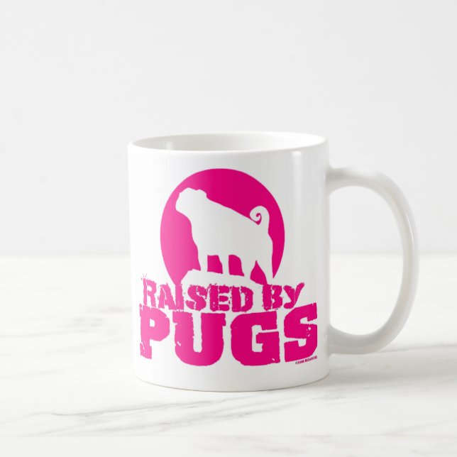 TAZA DE CAFÉ CRIADO POR PUGS PINK PUG MUG (Derecha)