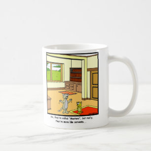 Taza De Café Criados: Dibujo animado del gato