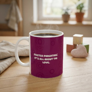 Taza De Café Crianza de Niños Es Todo Sobre el Amor Diseño