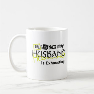 Taza De Café Criar a mi marido es agobiar a una esposa divertid
