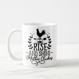 Taza De Café criar y brillar pollos de la madre