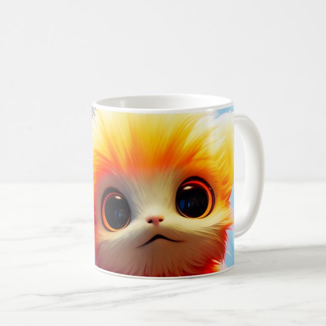 Taza De Café Criatura Cuta (Anverso derecho)