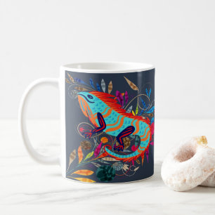 Taza De Café Criaturas caprichosas Iguana