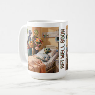 Taza De Café Criaturas de fantasía enfermas en el hospital + V